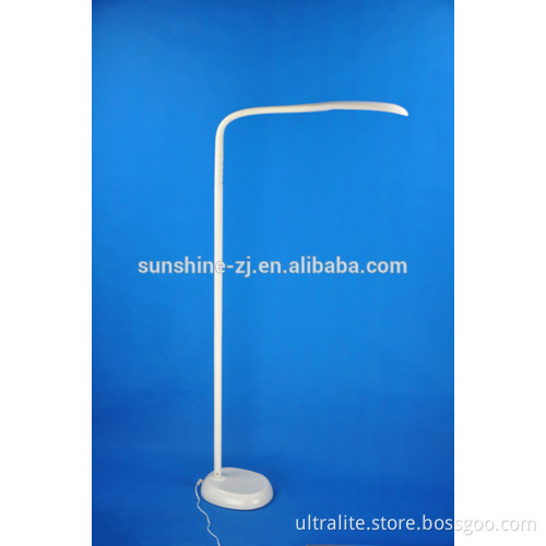Touch Dimmable Led Floor Standing Light Lamps Flexible Neck For Living Room